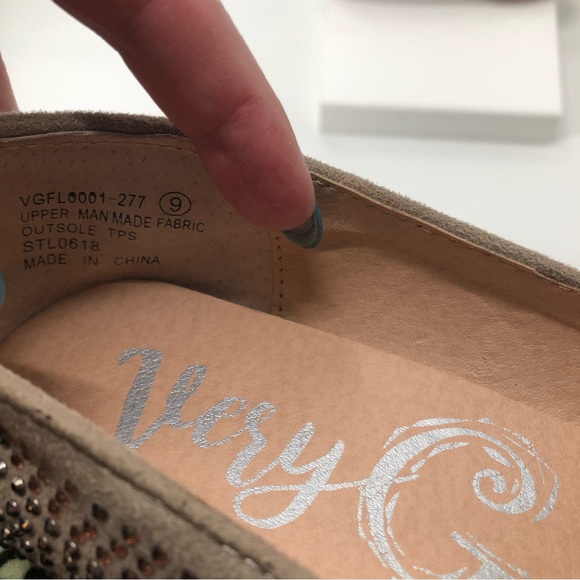 Blinged Embellished Slip-on Flat Size 9 - Picture 4 of 5